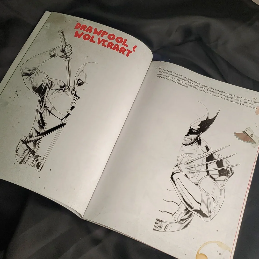 Deadpool‎ & Wolverine Coloring and Activity Book Set